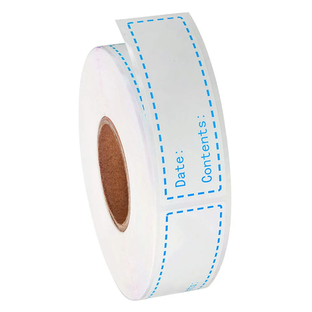 500Pcs DIY Classified Date Stickers English Record Label Natural Paper Easy Stick Kitchen Home Decoration Record Date Sticker