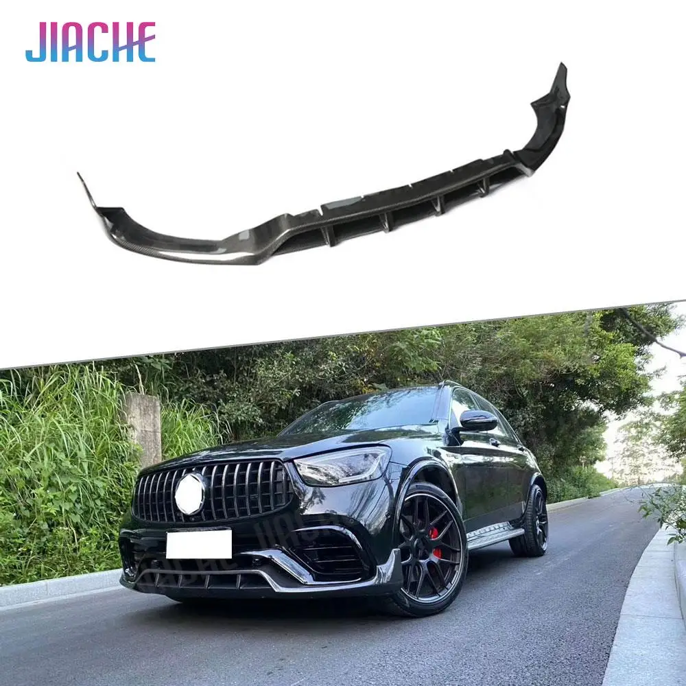 

Carbon Fiber/FRP Front Bumper Lip Chin Spoiler Shovel for Benz GLC Class Coupe W253 GLC63 Original Bumper 2016 - 2019