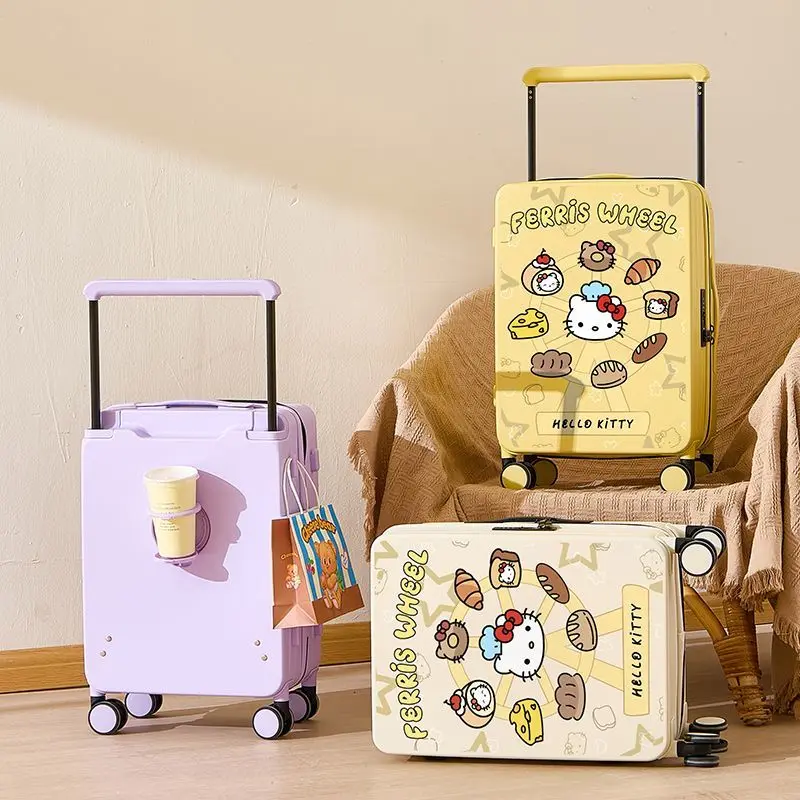 

Kawaii Hello Kitty Sanrio Lovely Wide Trunk Student Boarding Code Box Sturdy Christmas Birthday Gift Children for Girls