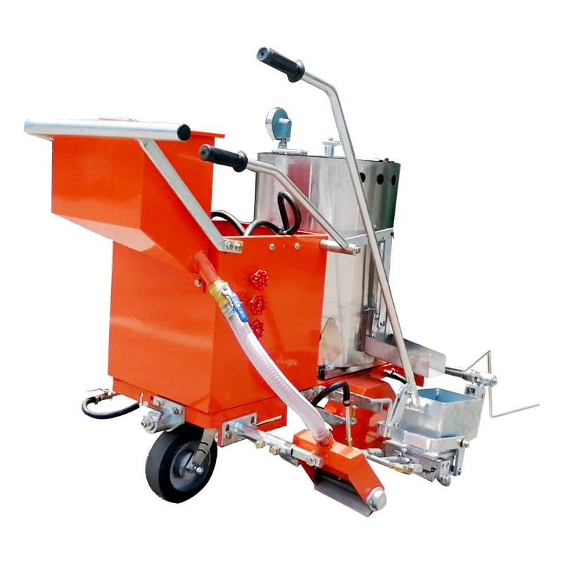 Most Popular Hot Melt Road Marking Machine Self-propelled City Roads  Convex Line Marking Vibration Road Marking Paint Machine