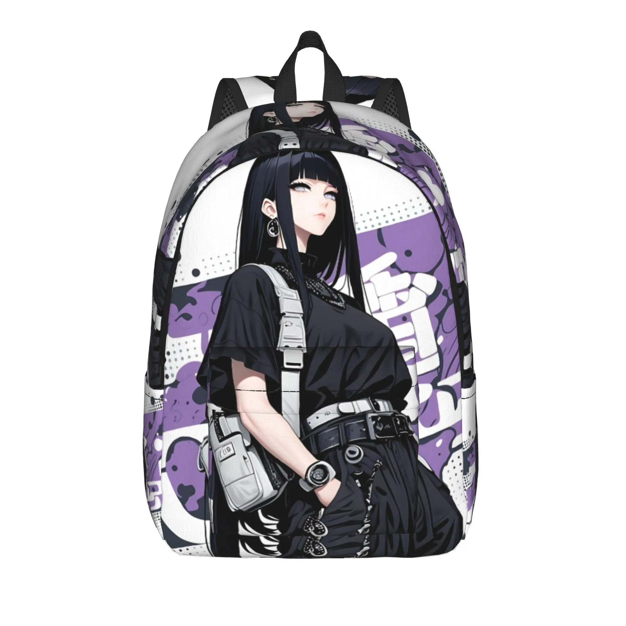 Fashion Naruto Anime Theme Backpack  Mochilas Kawaii For Work Retro Washable Rucksack