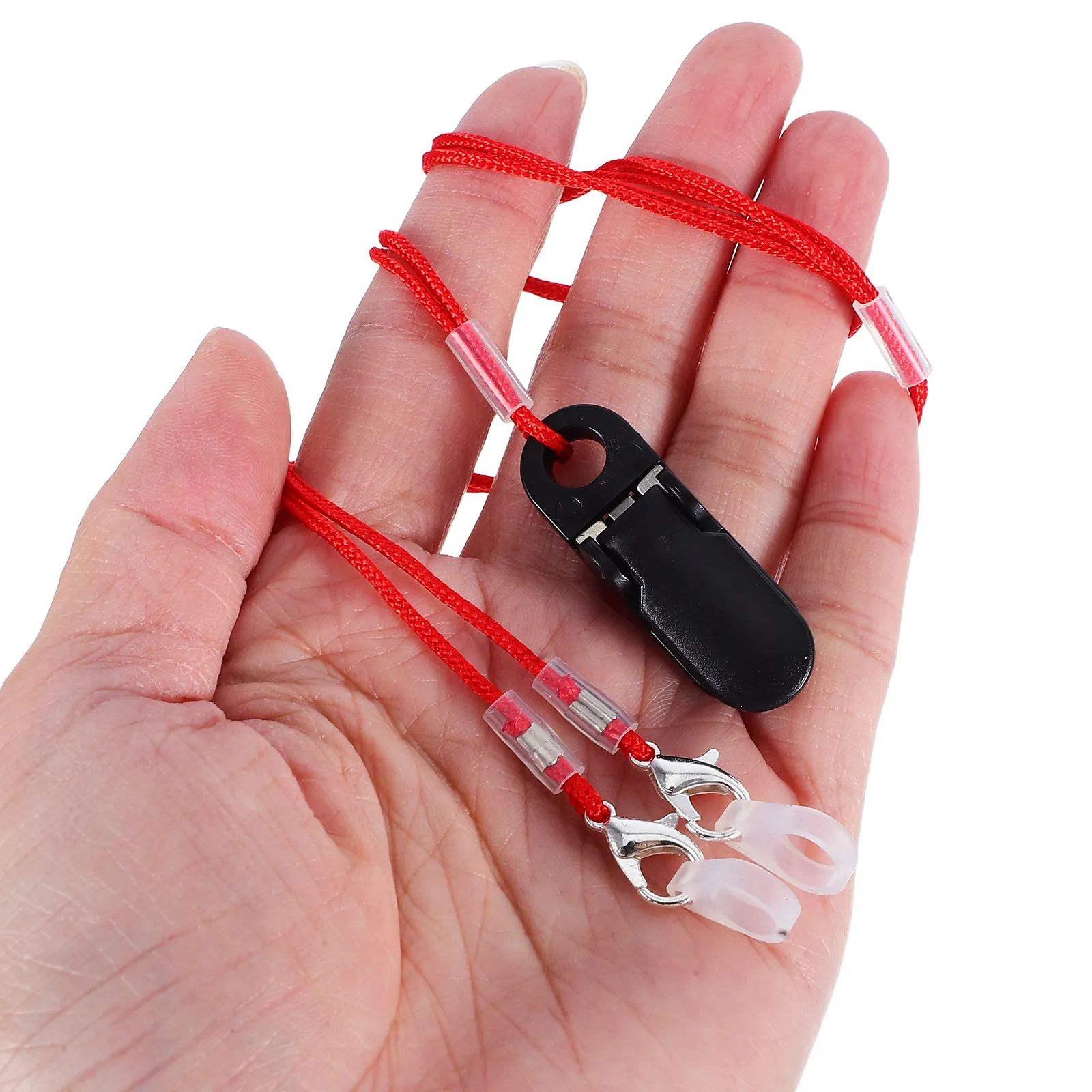 Hearing Amplifier Retention Lanyard Anti-Loss Secure Clip Protector Lightweight Compact Design Easy Identification Outdoor Daily