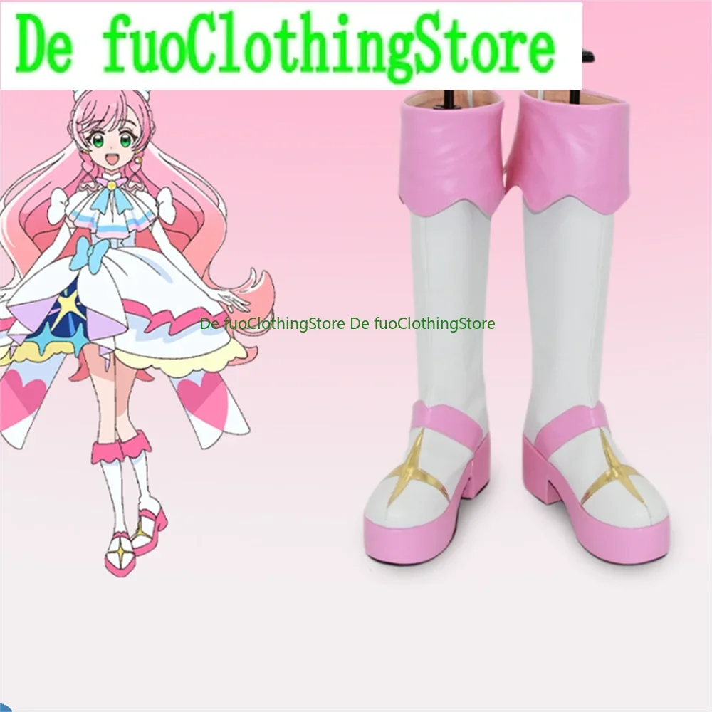 デフオクロージング シューズストア ヒロガル スカイプリキュア プリキュア キュアプリズム コスプレシューズ ブーツ ゲーム アニメ パーティー ハロウィン クリスマス