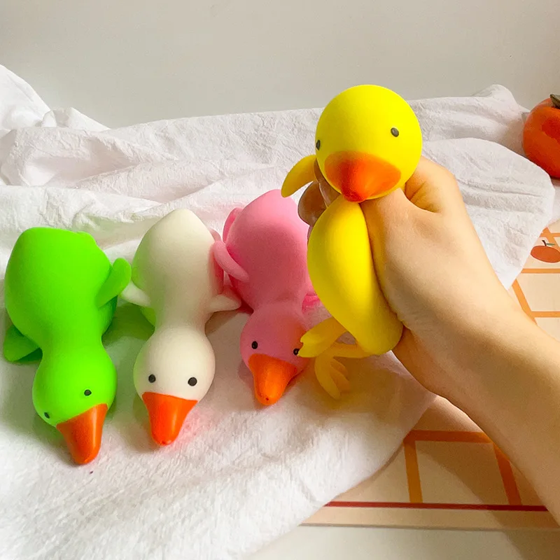 Anti-stress Slow Rising white goose Squishy Cute Squishi PU Poo Toys Simulation Fruits Giant Squishy Squeeze Squishes Gifts