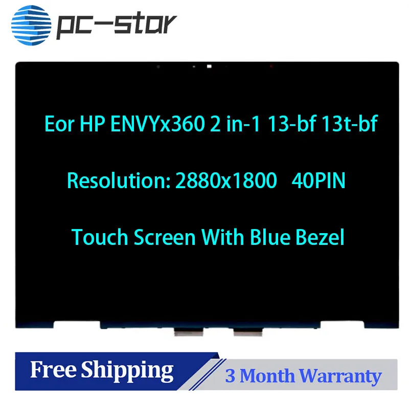 OLED LCD Touch Screen Display Assembly for HP ENVY x360 13-bf0797nr N15663-001 13-bf