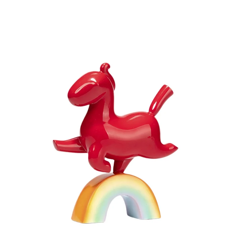 Original Signature Limited Edition Sculpture Ornament, Creative Gifts, Little Red Horse