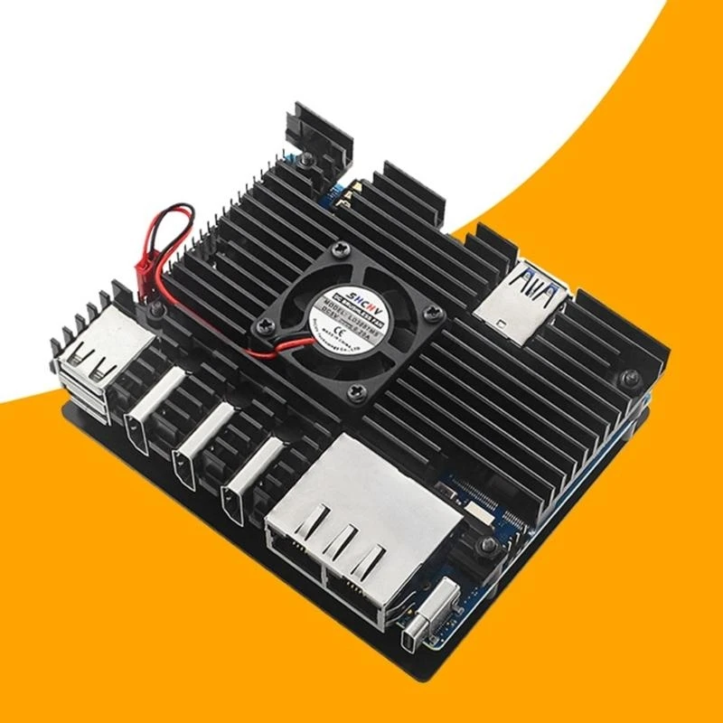 

for Orange 5 Case Passive Cooling Fan Heatsink Removable Top Cover