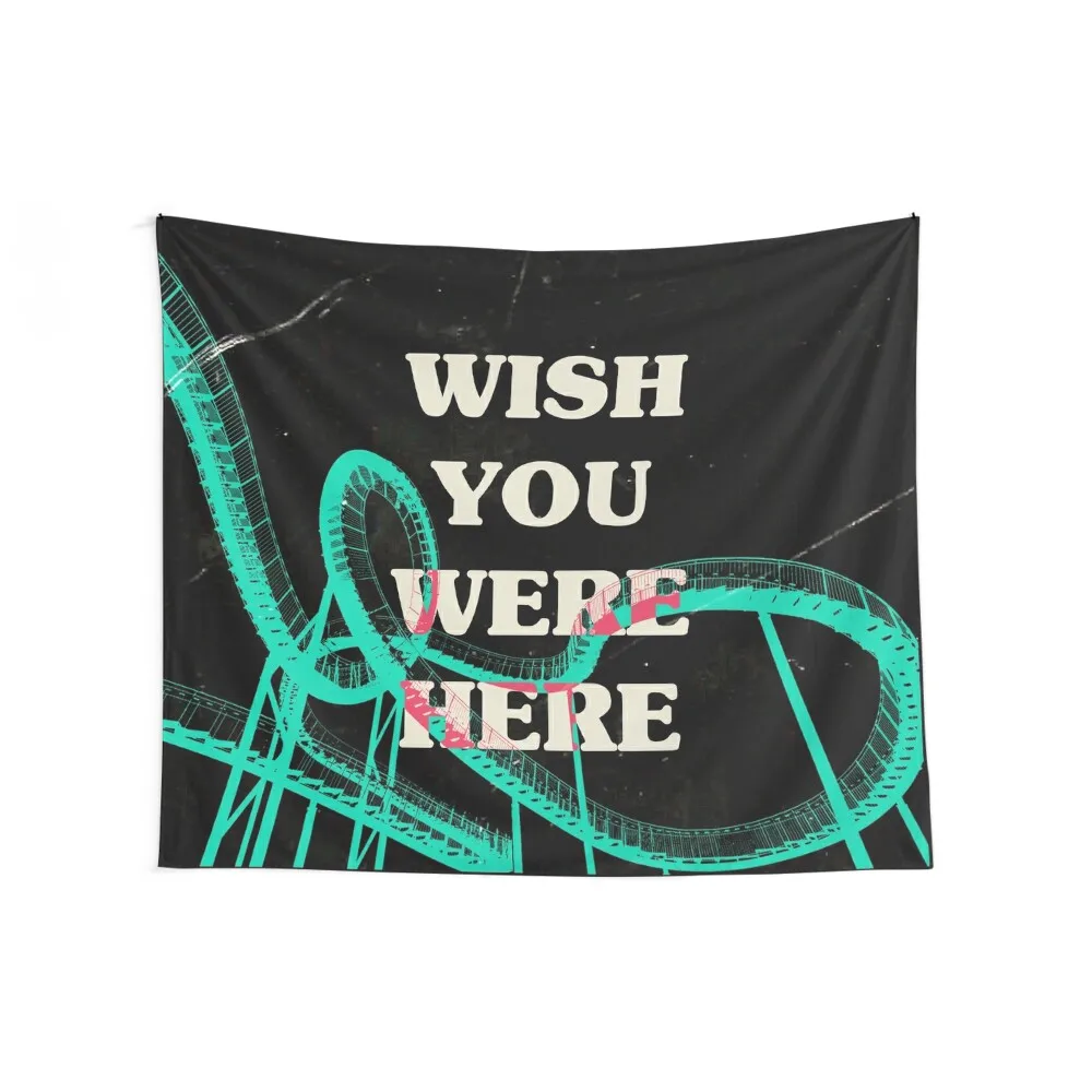 wish you were here Tapestry Christmas Decoration Room Decor Aesthetic Wall Deco Tapestry