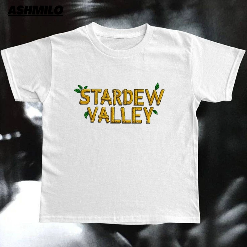 Stardew Valley Sprites-Sam T Shirt Cotton Man Woman Print DIY Stardew Valley Short-sleeved Game T-shirts Streetwear Graphic Tees