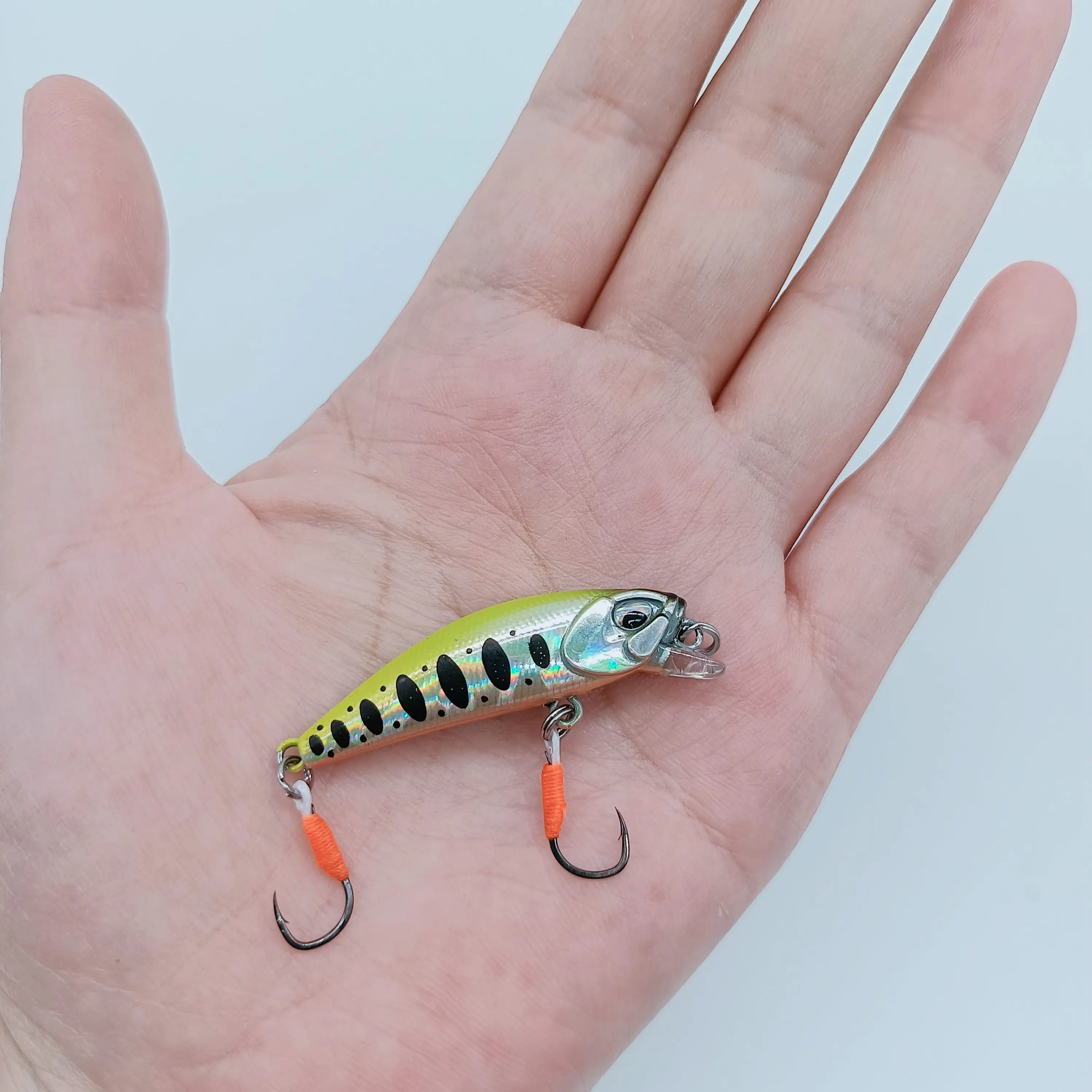 Duoduoyu 1pcs Mini sinkende Elritze Angel köder 3,5g/4,5 cm kleine Wobbler isca künstliche Swimbait Bass Angel gerät – Detail 3