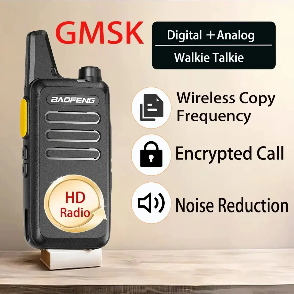 2PCS Baofeng BF-T20D GMSK Digital  Walkie Talkie Noice Reduction  Encrypted Call 2s Copy Frequency VOX BF-888S UV-5R  Ham Radio