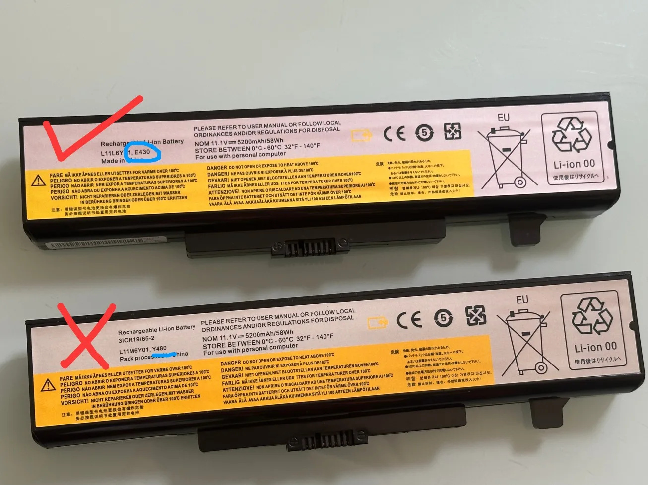 SeagullStar Laptop Battery for Lenovo B590 V580C B485 E430 E530 E431 E531 E435 E440 E540 E445 E545