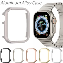 Aluminum Alloy Case For Apple Watch Series Ultra 2 49mm 9 8 7 45mm 41mm Protective Frame iWatch 6 5 4 3 SE 44mm 42mm 40mm Shell