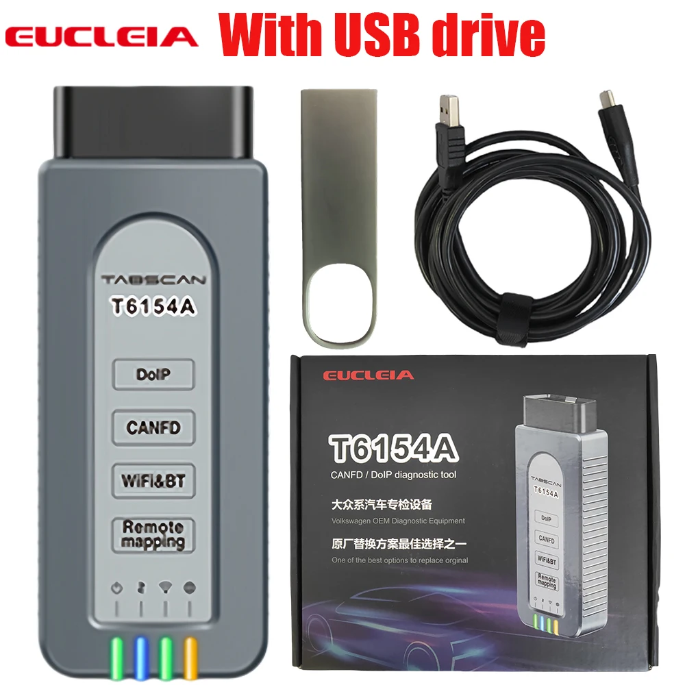 6154A ODIS V25.2.1 Diagnostische Interface Tool voor VW Audi Skoda Seat Ondersteunt CAN FD/DoIP met ODIS Engineer V19.1