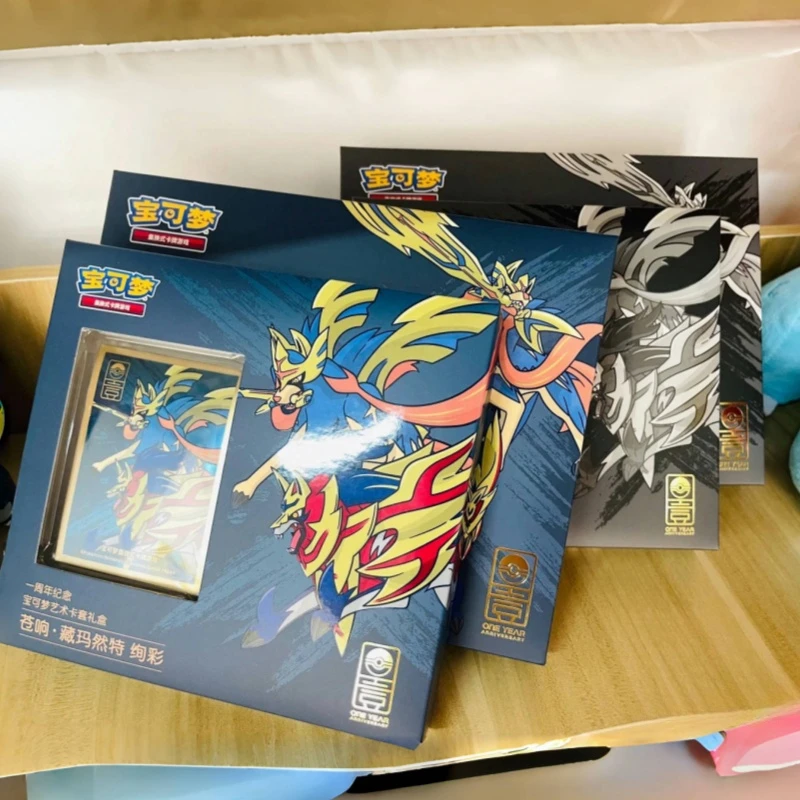 100% Original Pokes Card Simplified Chinese Ptcg Trading Cards Anniversary Gift Box Children Birthday Gifts All Series Toys