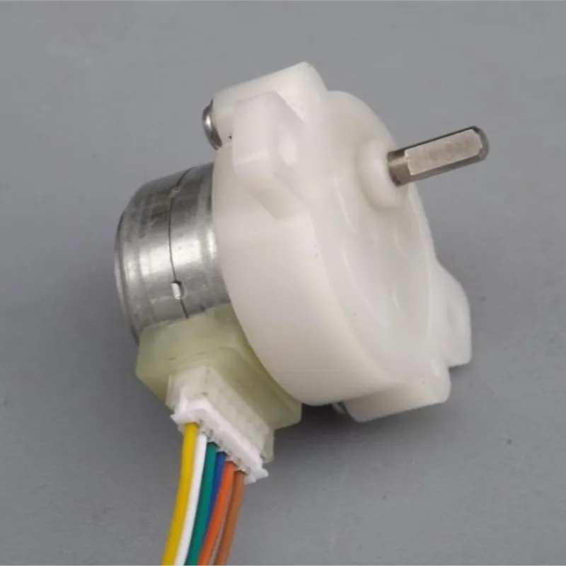 Cable de 2 fases de 12V, 20mm (24V) o 4 fases, Motor paso a paso de 5 cables, relación 36:1, reductor de engranajes totalmente metálico, ángulo de paso de 18 grados/36 = 0,5 grados