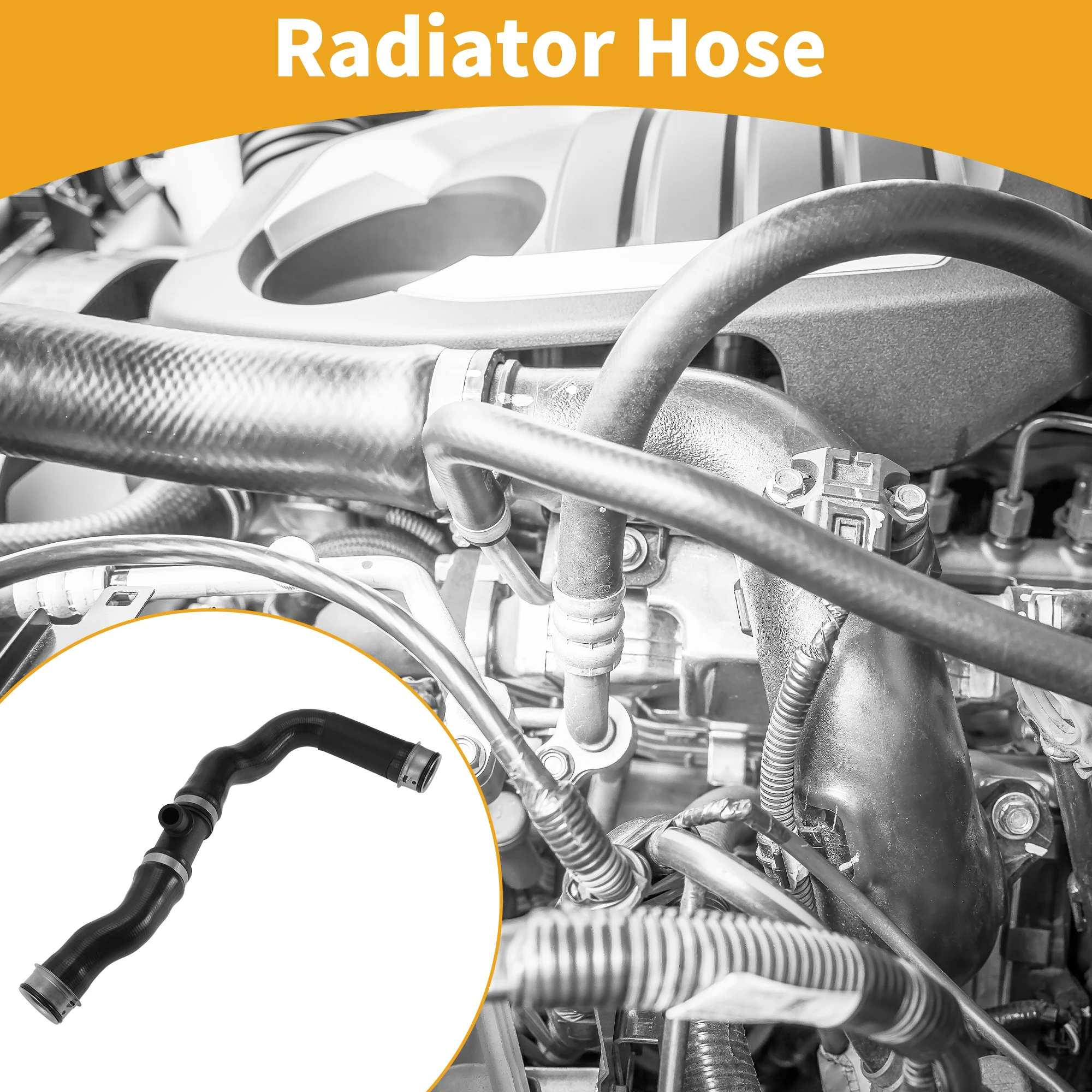 

UXCELL Radiator Hose for Mercedes-Benz C-Class S204 W204 2007-2014 No.A2045010282