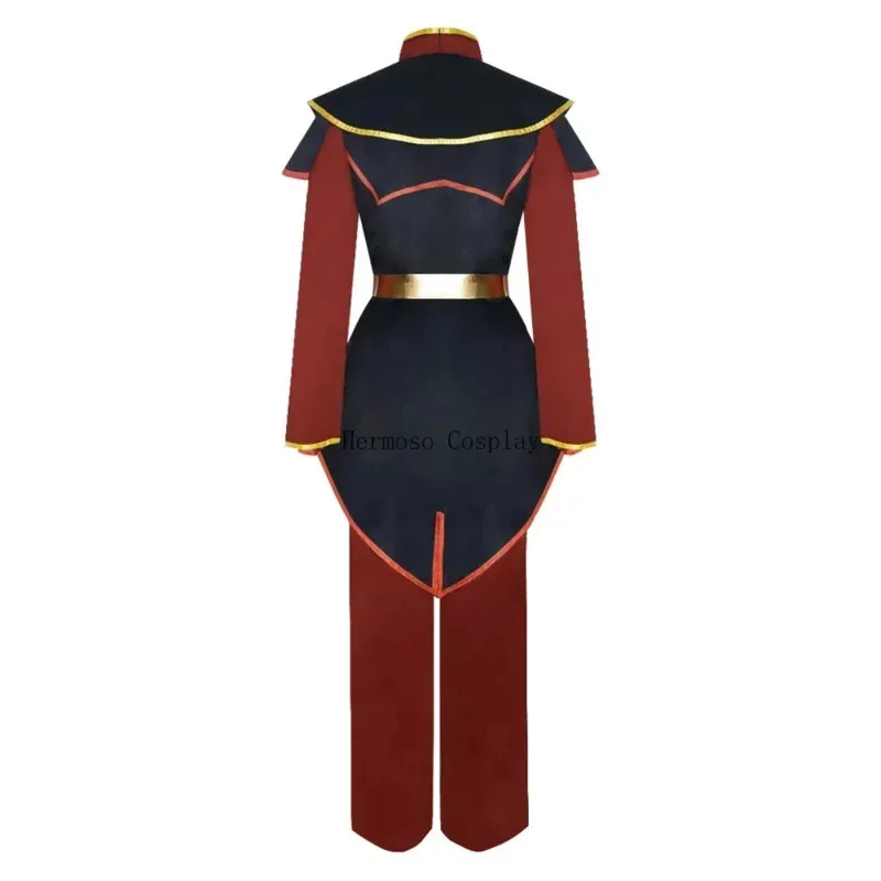 أنيمي الصورة الرمزية تأثيري آخر Airbender Azula تأثيري حلي هالوين تأثيري الزي السراويل العليا شعر مستعار أنيمي كوميك كون الدعاوى