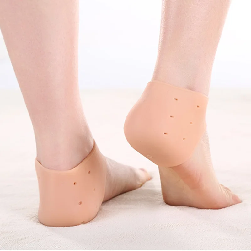 1 Pair Silicone Moisturizing Gel Socks Foot Skin Care Protector Anti-Slip Maintenance Cracked Foot Pain Relief Tool