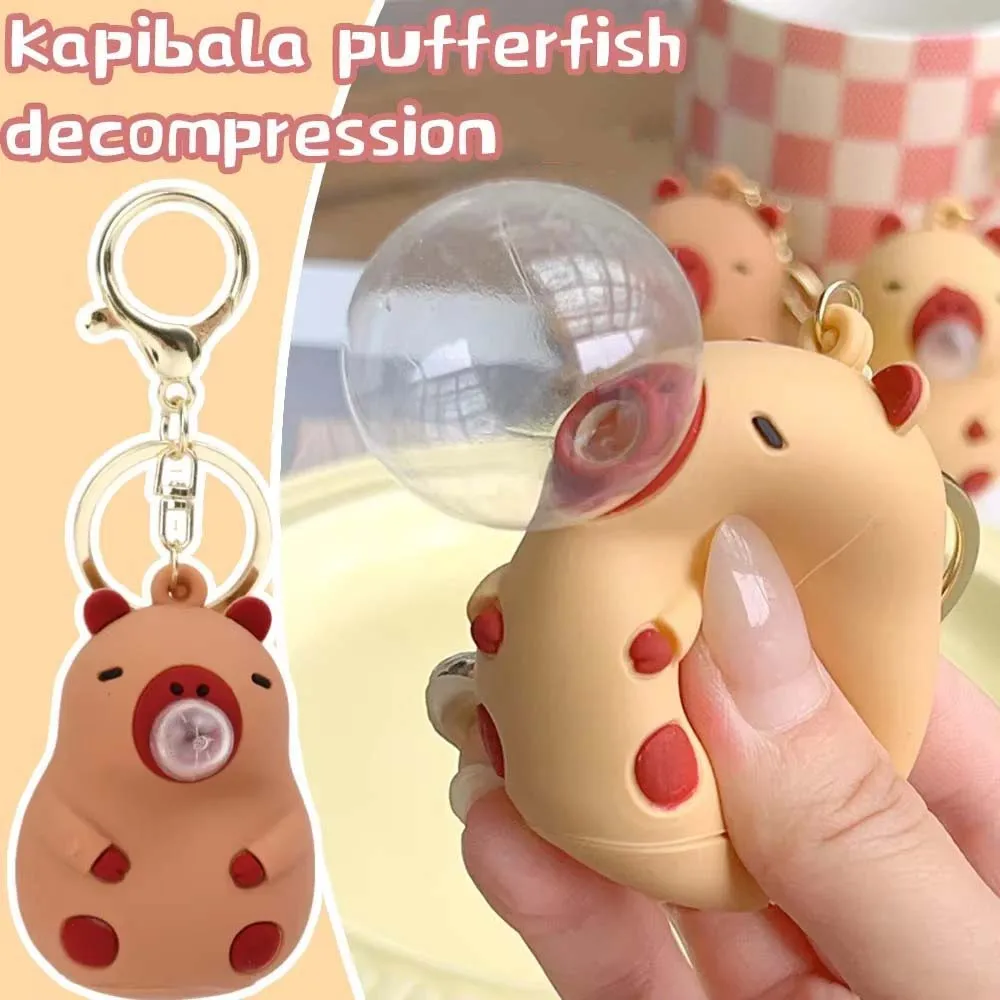 Cute Capybara Keychains Capybara Pendant Keychains Bag Pendant DIY Decoration Accessories