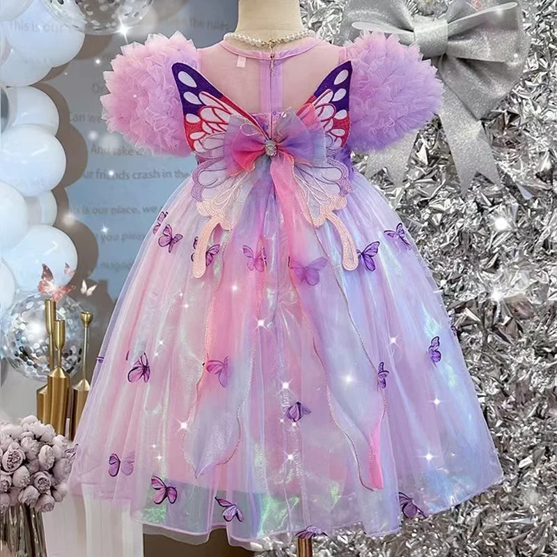 2024 New Girls Dresses For Kids Girl Princess Dress Clothes Children Birthday Christmas Party Clothing Evening Party Kids 3-7T