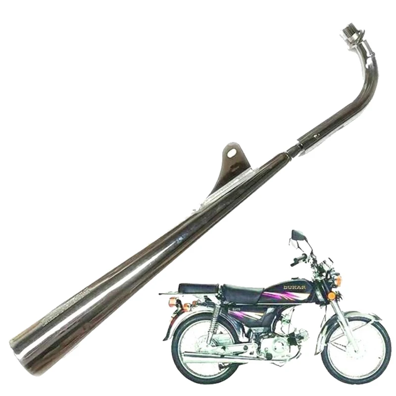 

Motorcycle Muffler for Honda Jialing Zongsheng Lifan Loncin Dayang Dayun Haojin JH70 JL70 CD70 LF70 70cc Motorbike Exhaust Pipe