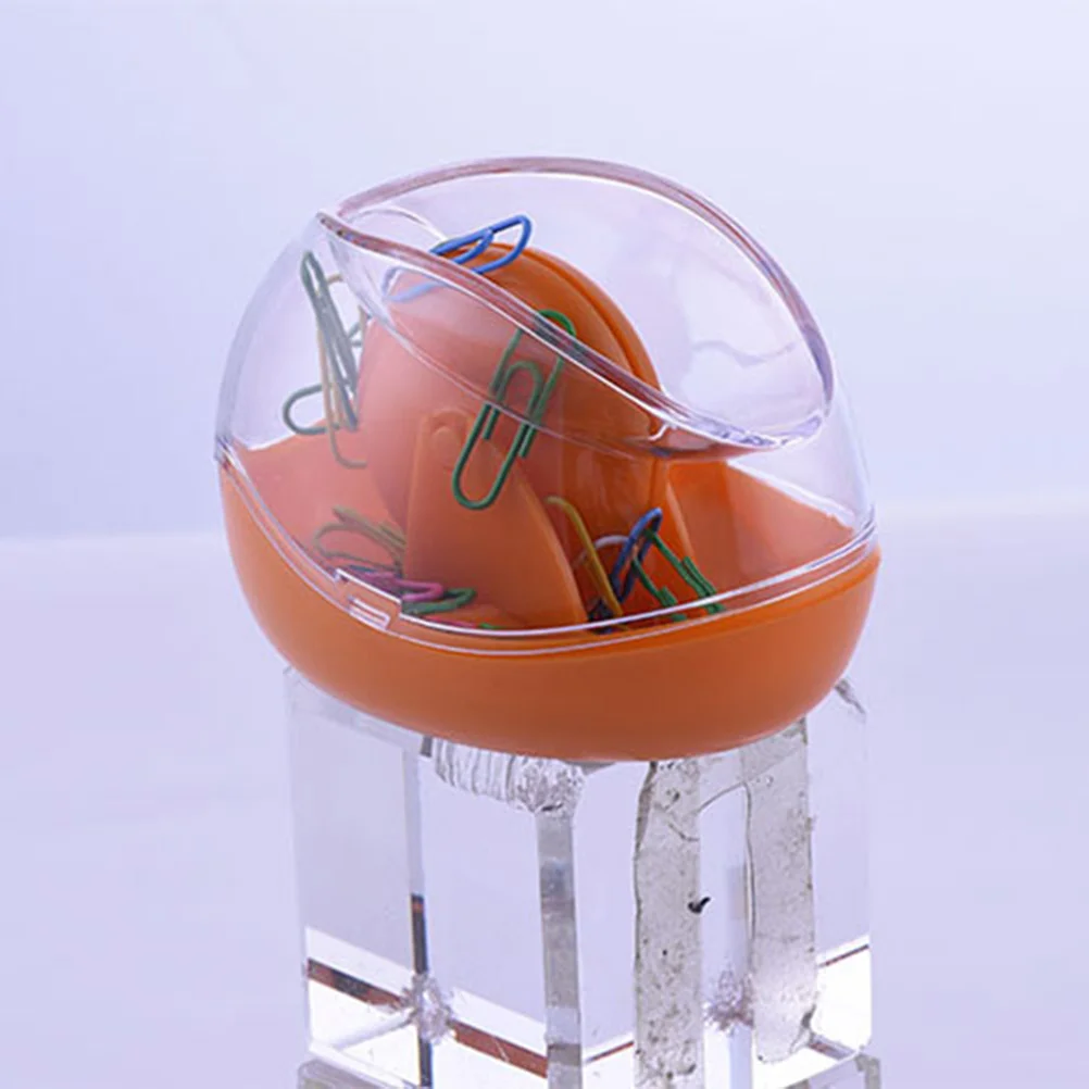 Wheel Design Paperclip Holder Creative Shape Desk ganizer Paper Clips Storage Box Office Supplies