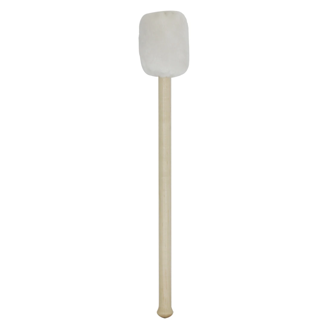 

1 Pcs Bass Mallet Drum Sticks Maple Mallet Rod White Fleece Hammer Head Percussion Instrument Drum Parts Accessories