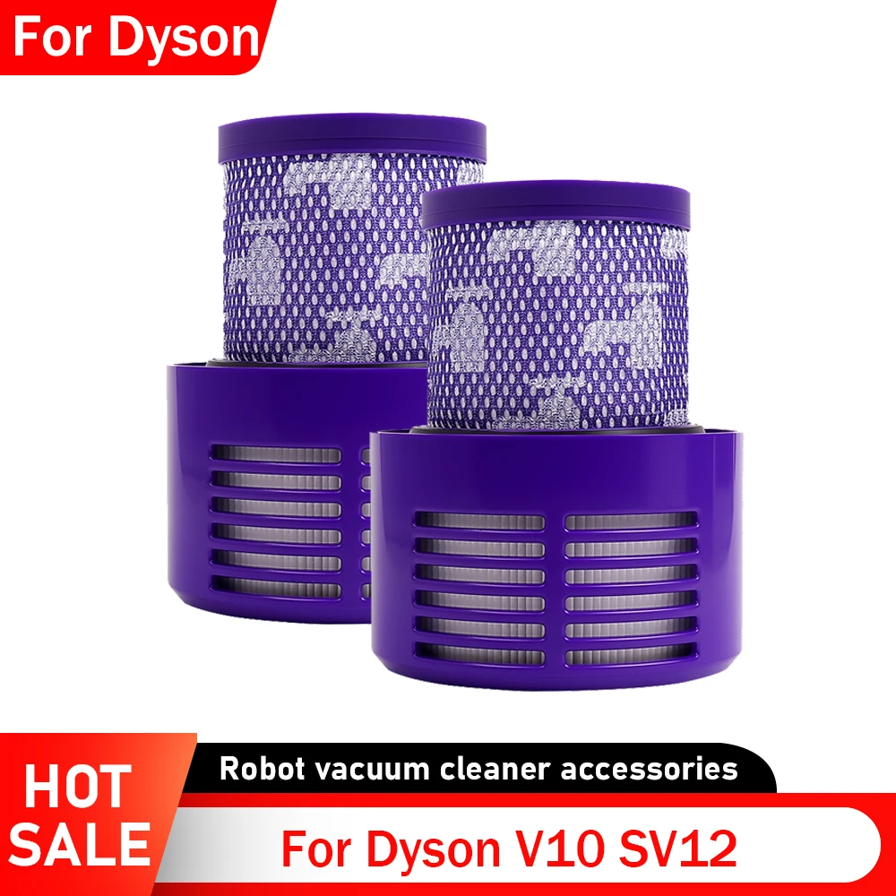 Vacuum Attachment For Dyson V10 SV12 Filter Hepa Accessories Robot Vacuum Cleaner Washable Filter Replacement Cleaning Parts