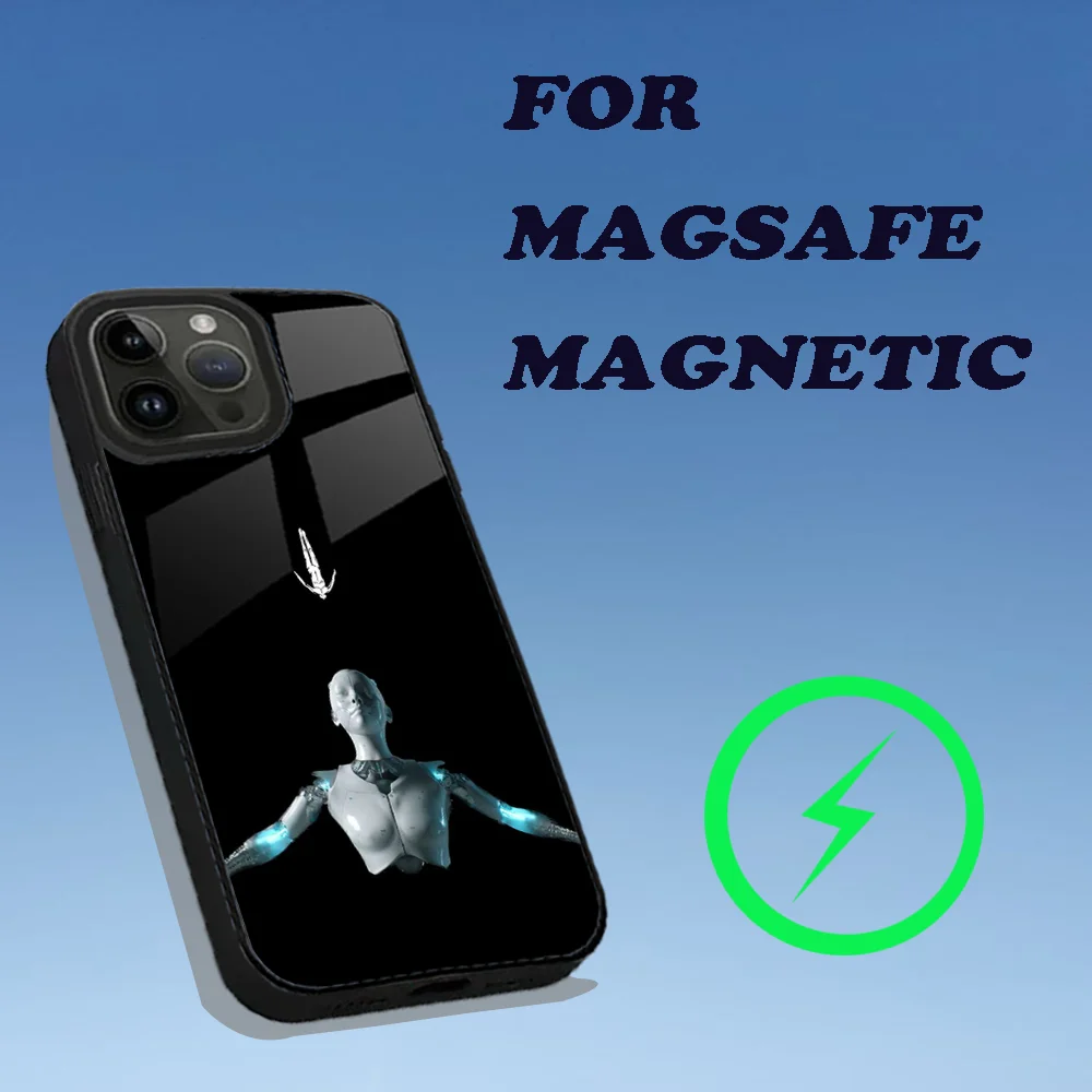 DJ Phone Case For iPhone 16,15,14,13,12,11,Plus,Pro,Max Mini Magsafe A-Afterlife Anyma Magnetic Wireless Charging