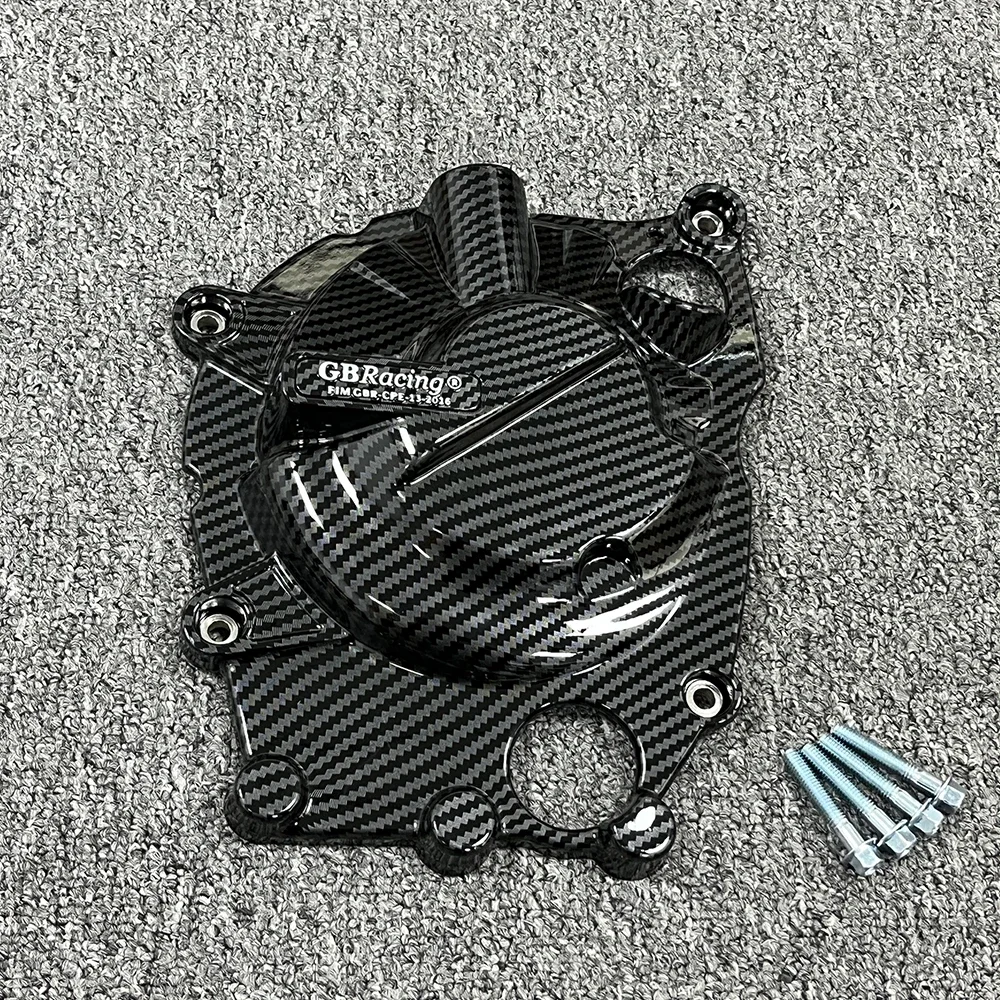 ZX-4RR MOTO Accessorieรองเครื่องยนต์สําหรับKawasaki Ninja ZX-25R 20-24 & Ninja ZX-4RR 24-25 คาร์บอนไฟเบอร์