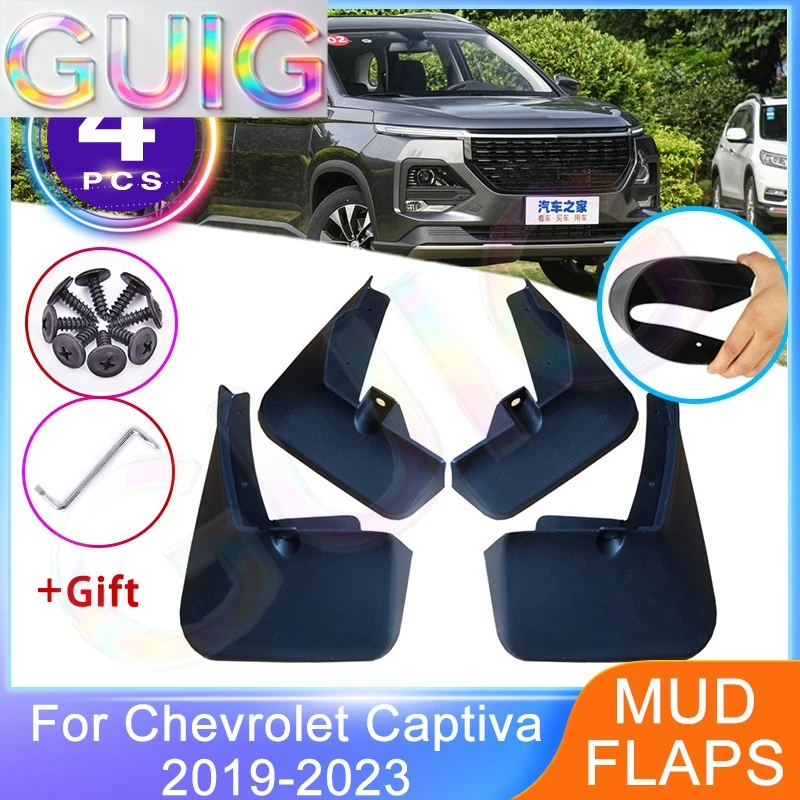 4PCS Front Rear Mudguards For Chevrolet Captiva CN202S 2019~2023 Baojun 530 Fender Splash Guards MudFlaps Wheel Car Accessories