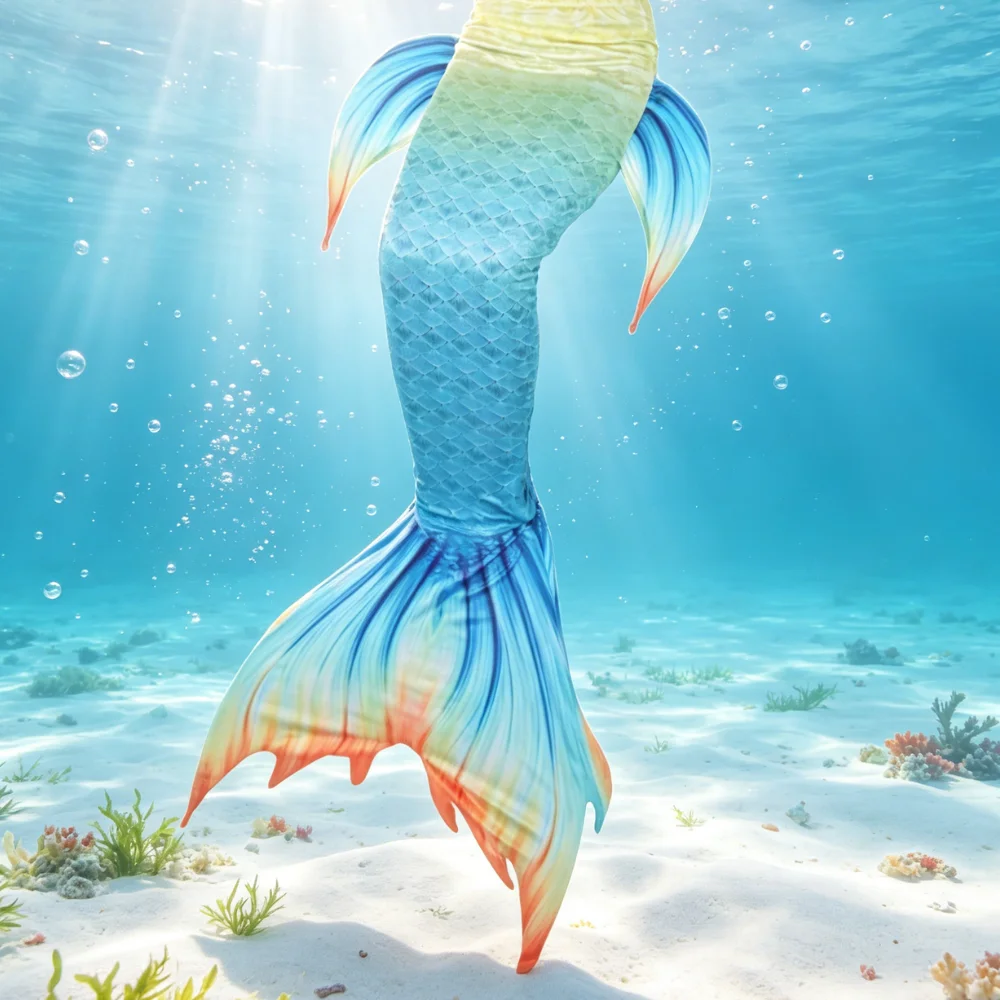 Traje de Baño de Sirena para N - Anime Cosplay Girl Photo reseña y precio