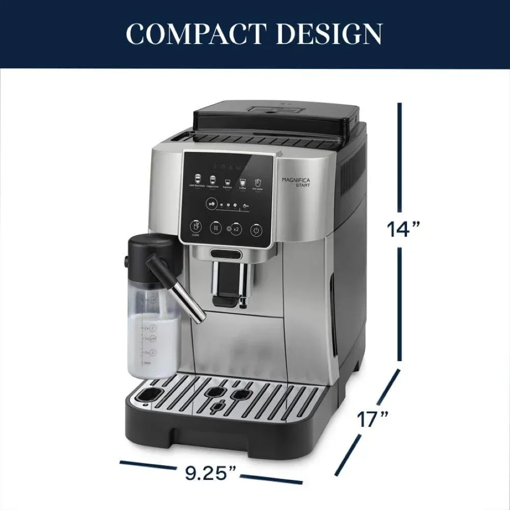 Coffee Machine for 12-Cup Carafe, Automatic Milk Frother, Removable and Dishwasher-safe Parts for Easy Clean Up, Coffee Makers