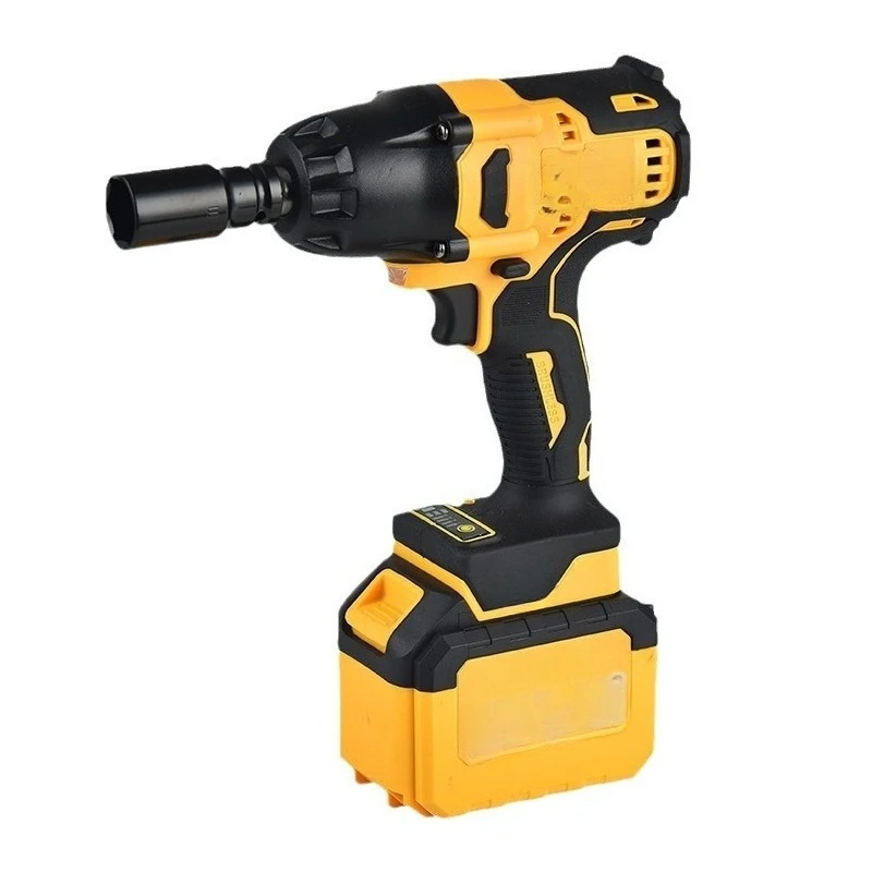 

Lithium battery wrench electric screwdriver two-speed lithium battery drill high torque brushless hand drill electric wrench