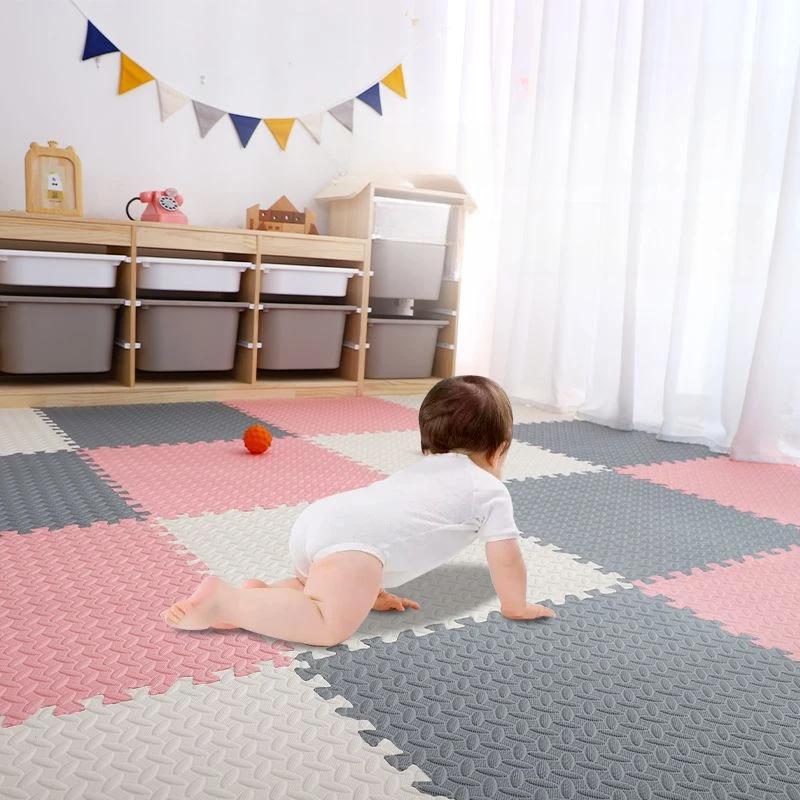 2.5CM Thick 8PCS Baby Activity Carpet Soft Non-slip EVA Foam Puzzle Mat Warm Carpet Children\'s Room Play Mat Home Decor