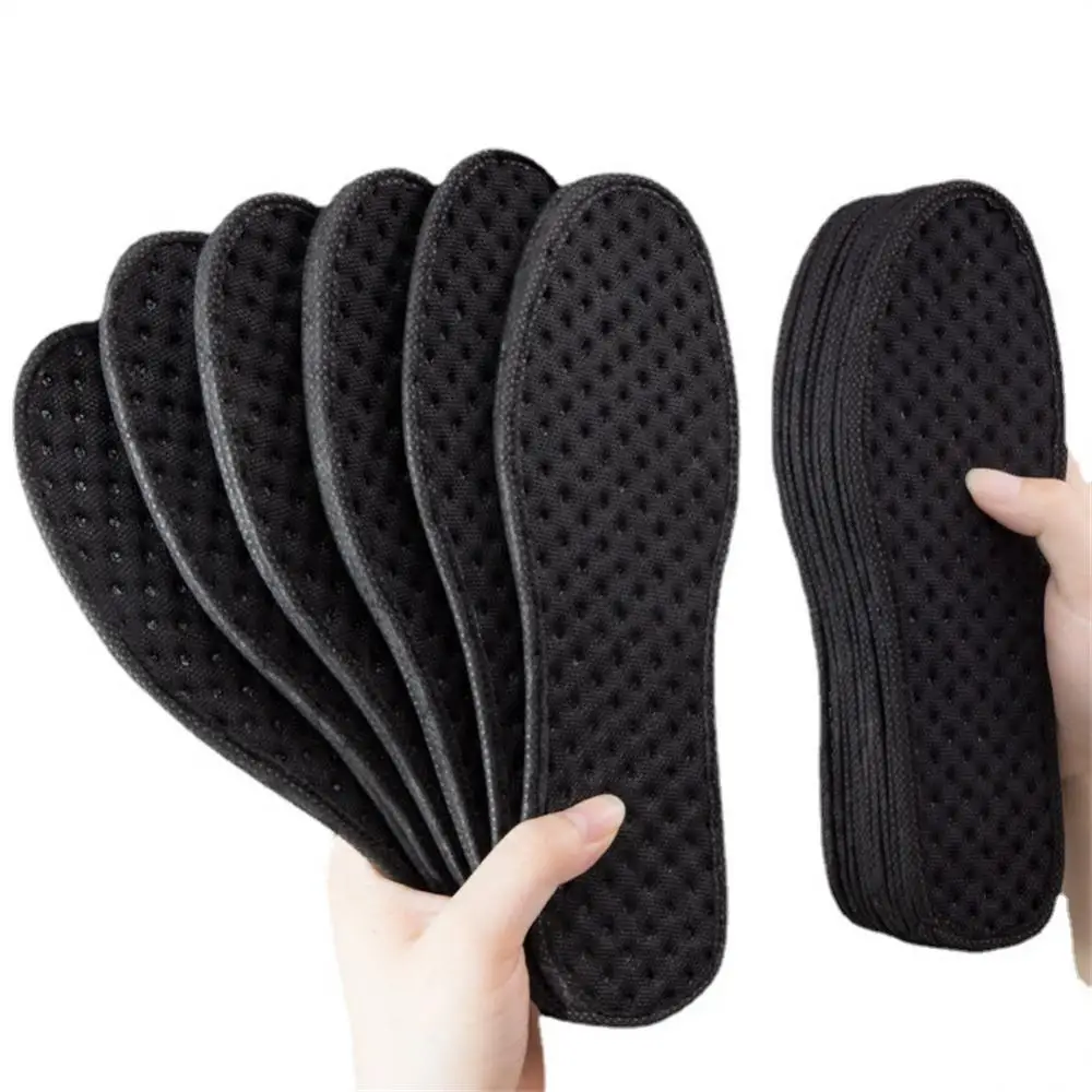 Bamboo Charcoal Deodorant Insoles For Shoes Men Women Plant Antibacterial Breathable Sports Insole Absorb-Sweat Soles Shoes Pads