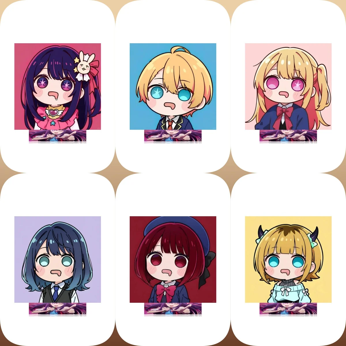 10cm OSHI NO KO Archive Acrylic Stand Ornaments Rumi Zoey Mira Decorations Cosplay Accessories Goods Christmas Gifts