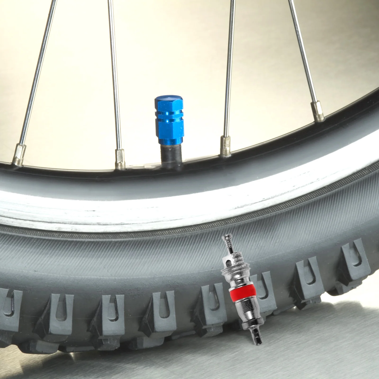 

100pcs Tire Stem Core Replacement Car Truck Motorcycle Tyre Core Heavy Duty Spring Loaded 300 Psi Resistant Bicycle Atv Repair