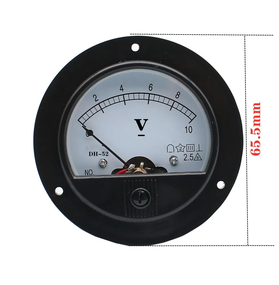 DH-52 DC Ammeter Marine Circular Meter Pointer Analog Instrument Measuring Current Tools Factory Wholesale Genuine