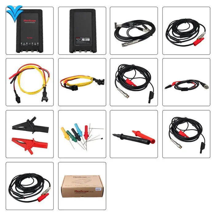 Autel MaxiScope Automotive Oscilloscope MP408 Basic Kit 4-channel 32M Flash Memory 1000 Waveforms Buffer