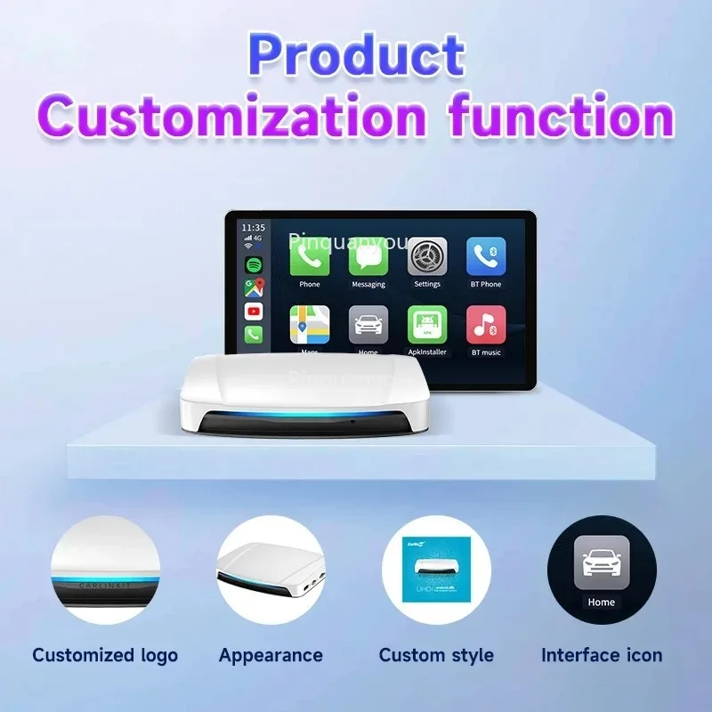 Carlinkit Android Smart Ai Box 8GB 128GB USB Two Port Use Keyboard Wifi Tbox Uhd Carplay Video Media for  youtube
