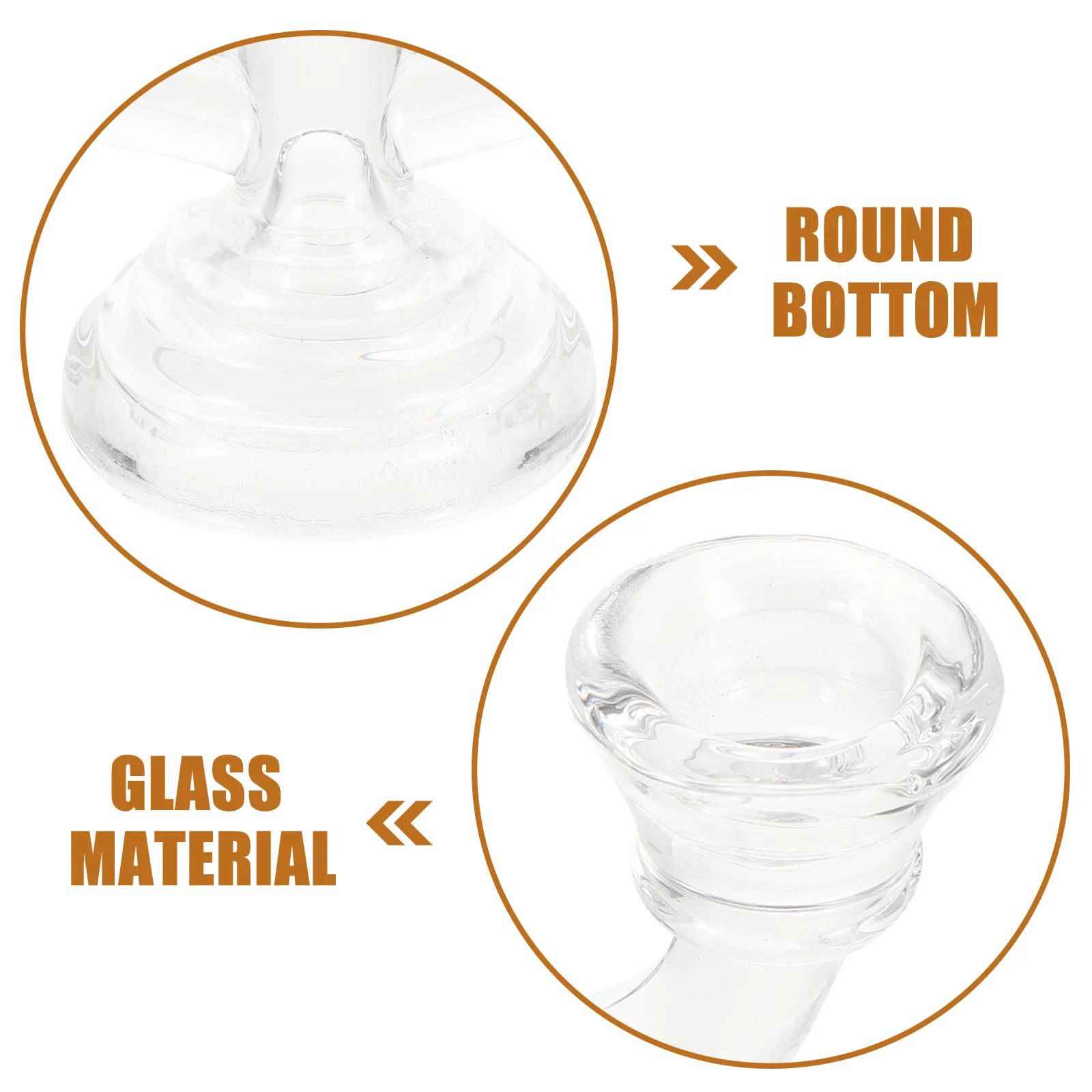 

3 Holder Glass Candelabra French Style Branches Candelabrum Decorative Stand for Fireplace Desktop Holiday Decor