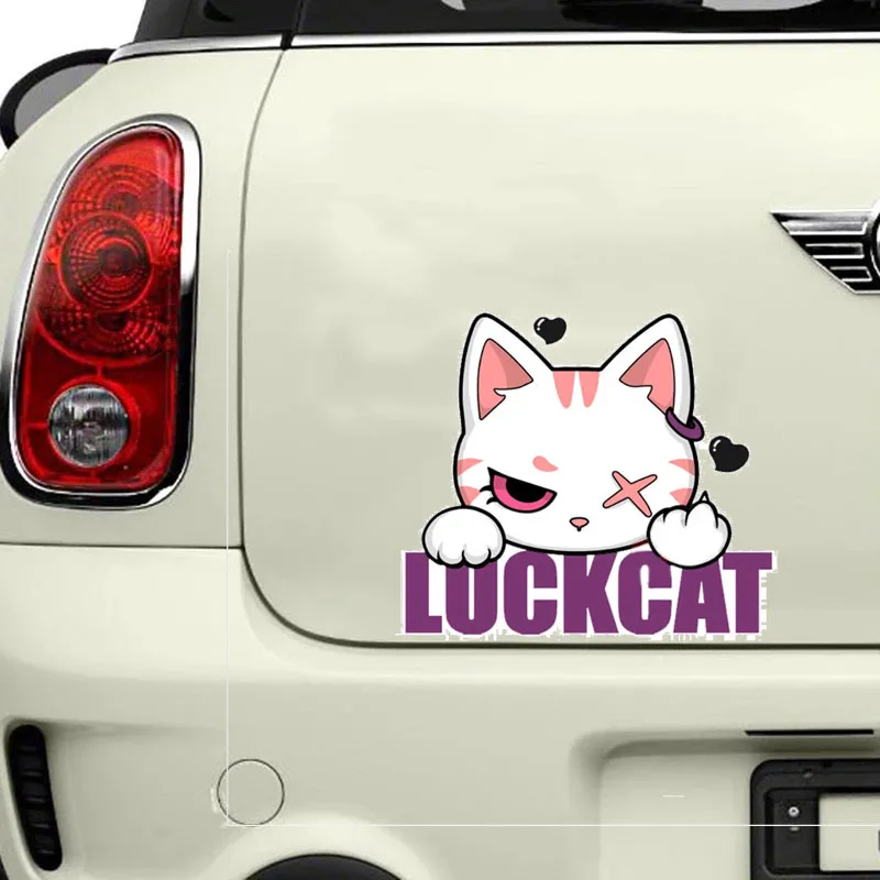 الكرتون القطط ملصقات السيارات لطيف الحيوان السيارات التصميم السيارات نافذة الوفير الجسم الديكور اكسسوارات السيارات دراجة نارية