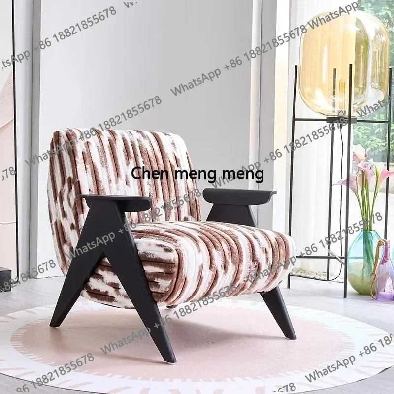 Small Space Household Chair Ergonomic Stretch Comfy Floor Designer Chair Back Support Sedie Da Soggiorno Nordic Furniture