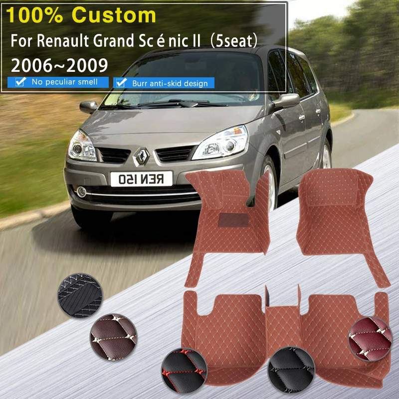 

Car Floor Mats For Renault Grand Scenic II 2006 2007 2008 2009 5seat Waterproof Pad Car Mat Mud Carpets Car Accessories Interior