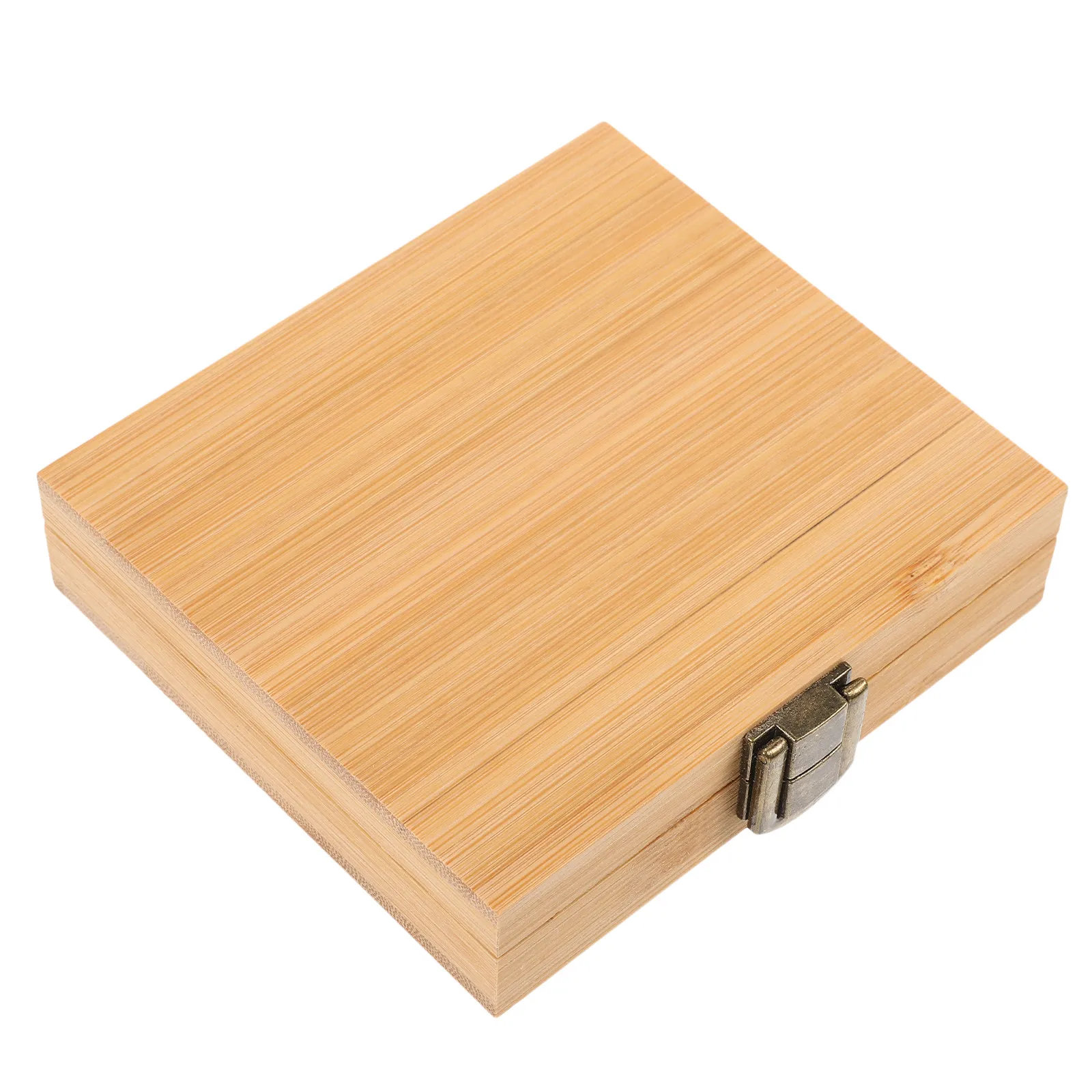 24-Grid Solid Bamboo Watercolor Palette Portable Travel Mini Empty Paint Box for Artists on The Go Watercolor Pigment Dispenser