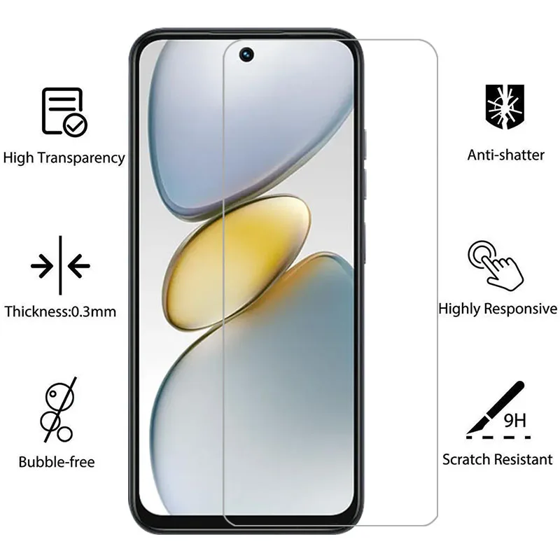 protective tempered glass for tecno spark go 1 screen protector on techno sparkgo go1 sparkgo1 phone film glas tehno texno tno image 2