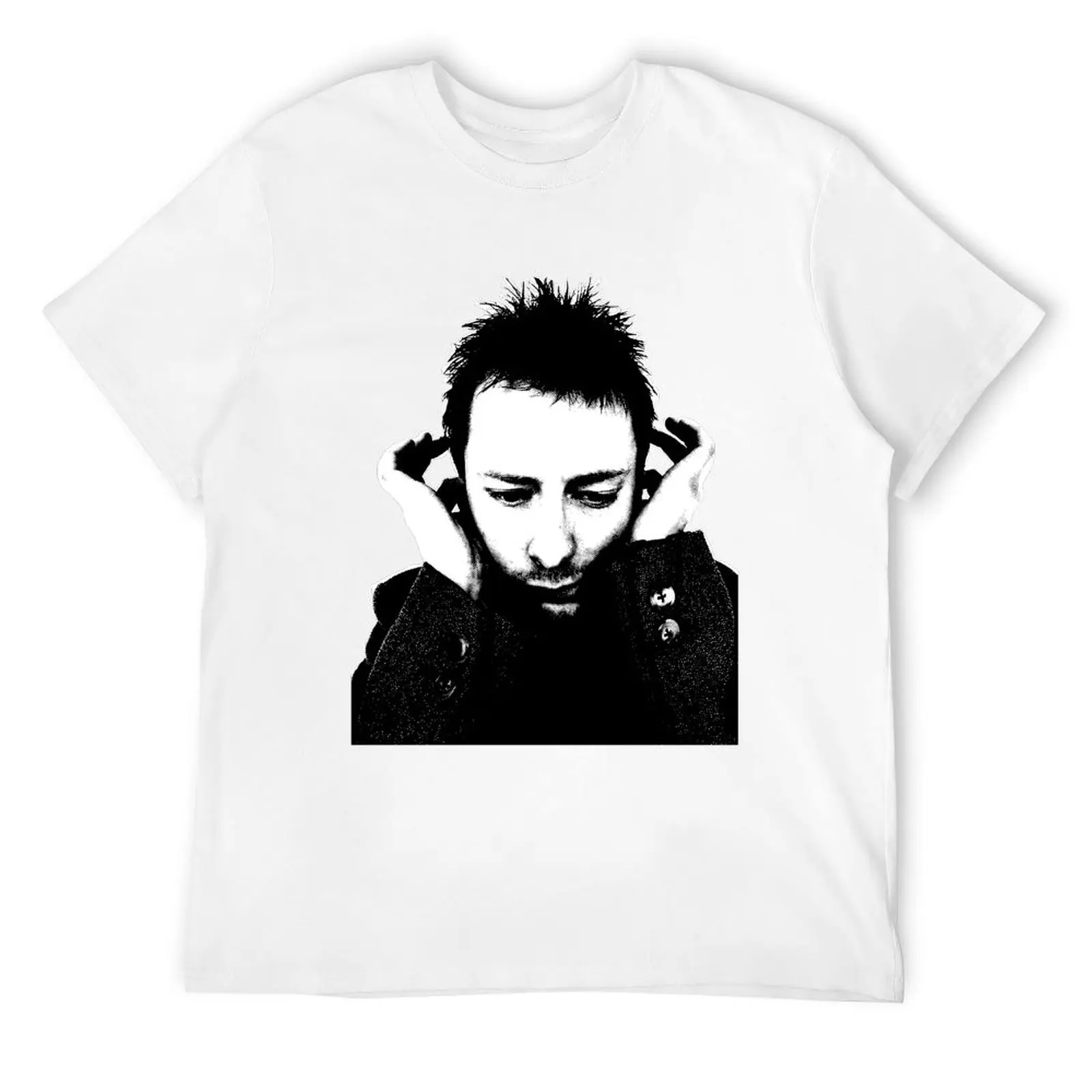 

Thom Yorke Radiohead T-Shirt funny gifts graphic shirts men workout shirt