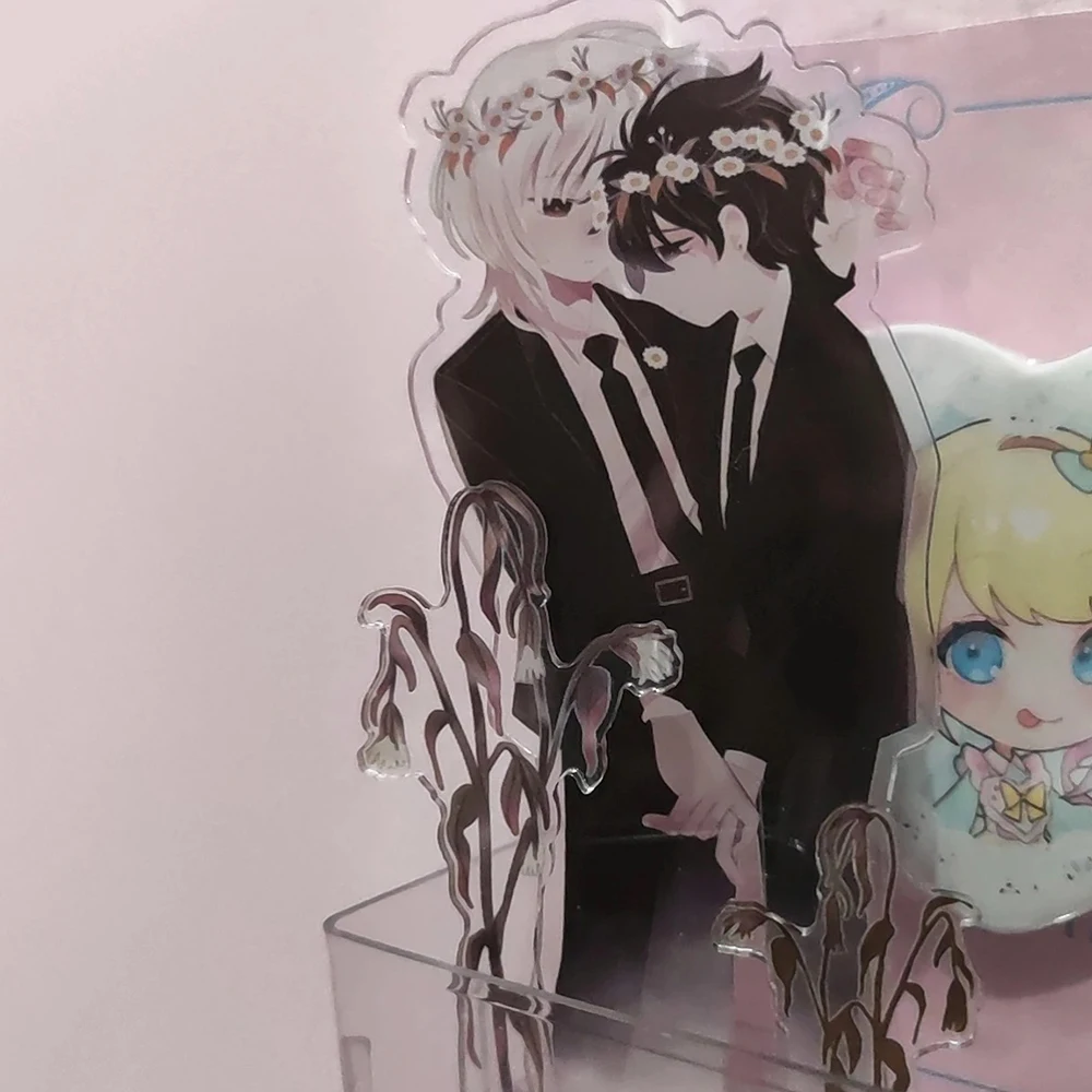 Spiel Saihate Station Harunatsufuyu Haru ‌ Shion Tachinami Cosplay Acryl-Ständer Cartoon-Figur Stehende Figuren Halloween-Dekoration – Detail 4